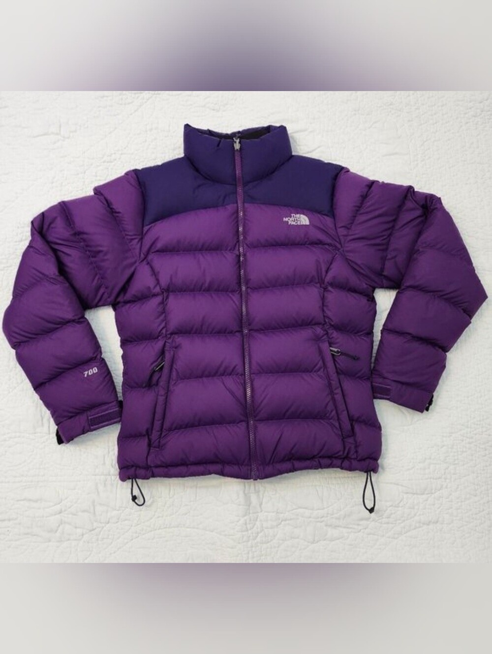 ​The North Face 700 Nuptse Puffer Jacket Women's Medium Purple Down Winter Coat.